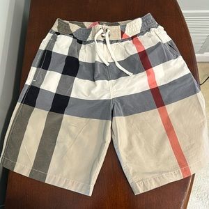 Burberry boys swim trunks size 12Y